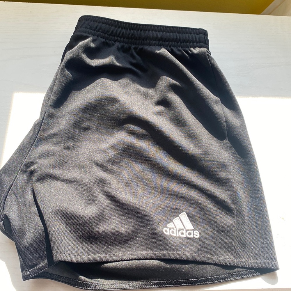 Black adidas shorts